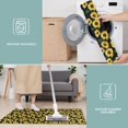 thumbnail image 6 of Black Yellow Sunflower Pattern Kitchen Rugs Sets Of 3,Kitchen Runner Rugs Non Skid Washable,Decorative Kitchen Floor Mats for Kitchen,Sink,Laundry,17"x30"+ 17"x47" + 17"x59", 6 of 6