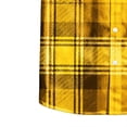 thumbnail image 4 of hotojiny Men's Long-Sleeve Shirt Casual Regular-Fit Plaid Shirt Vintage Button Front Work Casual Collared Top(Yellow,X-Large), 4 of 7