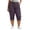 *1-Purple, variant on VBVC Women's Plus Button Closure Cargo Capri Pants,Straight Leg Hiking Shorts For Women,Ladies Lightweight Outdoor Cropped Trousers with Multi Pockets,Army Green,L-5XL