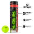 thumbnail image 4 of Mint Sport Cannonballz Outdoor Pickleball Balls – Durable 40 Hole Seamless Pickleballs, USAPA Approved Tournament Pickleball Balls Outdoor for Training, Competition and Outdoors Play (4 Pack), 4 of 9