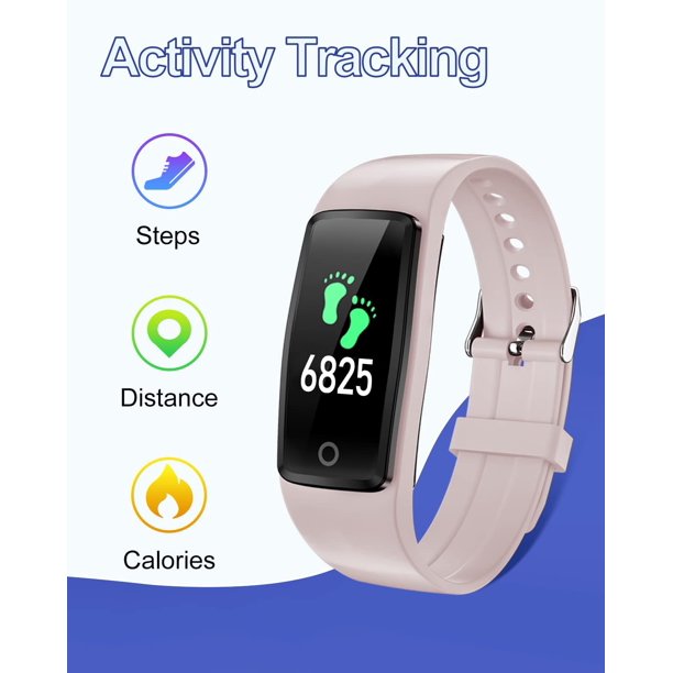 Montre Podomètre Femme - Compteur De Pas, Calories, Distance - Étanche - Écran LED - Pour Course, Marche
