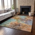 thumbnail image 6 of Addison Rugs Mayfield Washable Transitional Modern Coral Rectangle Rug, 9' x 12', 6 of 6