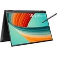 thumbnail image 2 of LG Gram 16 Ultra-thin Premium 2-in-1 Laptop 16" WQXGA IPS Anti-Glare Touchscreen Intel 12-Core i7-1360P 32GB DDR5 2TB SSD Backlit Thunderbolt4 FHD IR Webcam Long-Lasting Battery with Pen Win11, 2 of 7