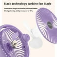 thumbnail image 4 of Qiopertar Under $5 Silent Desktop Fan 9 Inch, Three-Speed Multi-Angle USB Powered Fan for Office Bedroom, Small Circulation Fan with Double Bracket, 4 of 7