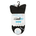 thumbnail image 4 of Wellfit 2 Pair Pack Diabetic Full Cushioned Quarter Socks, 10-13, White-White, 4 of 4
