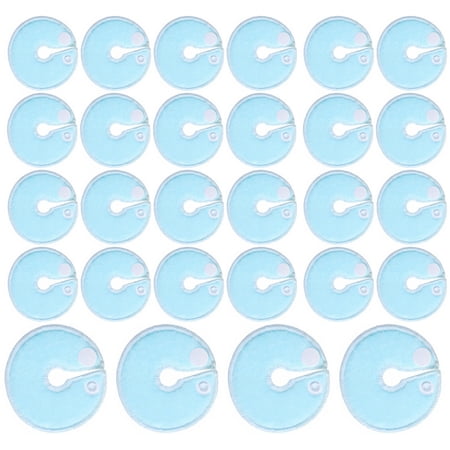 BlinkLLX 14 Packs Soft Abdominal Feeding Tube Pads Light Blue Nursing Care Covers