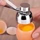 thumbnail image 3 of Abridor de huevos de acero inoxidable para huevos blandos, abridor de cáscaras de huevo, cascanueces de cocina para quitar cáscaras., 3 of 7