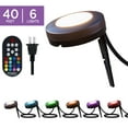 thumbnail image 3 of Enbrighten 40ft LED Color-Changing Landscape Lights, 6 pucks, 3 of 10