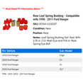 thumbnail image 2 of Rear Leaf Spring Bushing - Compatible with 1998 - 2011 Ford Ranger 1999 2000 2001 2002 2003 2004 2005 2006 2007 2008 2009 2010, 2 of 2
