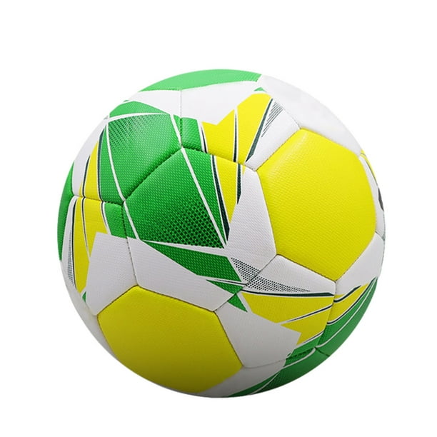 Soidarity Portería de fútbol duradera para entrenamiento de fútbol y amplio, balones de fútbol, pelota de fútbol, diversión Deportes y aire libre verde Numero 5