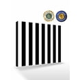 thumbnail image 2 of Black Striped Wall Art for Living Room,Canvas Picture Wall Decor for Bathroom Bedroom,Modern Farmhouse Black and White Stripes Painting Artwork for Office Kitchen Hallway Dining Room Decor 20"x24", 2 of 8