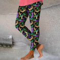 thumbnail image 2 of QATAINLAV Leggings for Women Tummy Control,Carnival Fancy Mask Printed High Waisted Yoga Pants Mardi Gras Full Length Tight Running Leggings Multicolor S, 2 of 4