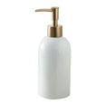 thumbnail image 1 of Abbracc Portable Hand Liquid Pump 420ml Refillable Bedroom Bathroom Kitchen Sink Ceramic White, 1 of 9