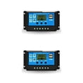 thumbnail image 1 of Sidaley Controlador solar Instalación práctica Pantalla LCD Parámetro Configuración de puerto USB dual Panel Controladores de carga Dispositivo de Type1 NO1, 1 of 6