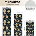 thumbnail image 4 of Yellow Lemon Fruit Leaves Black Pattern Kitchen Rugs Sets Of 3,Kitchen Runner Rugs Non Skid Washable,Decorative Kitchen Floor Mats for Kitchen,Sink,Laundry,17"x30"+ 17"x47" + 17"x59", 4 of 6