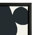 thumbnail image 3 of Kate and Laurel Sylvie Quiet Jungle 1 Framed Canvas Wall Art by Kelly Knaga, 28x38 Black, Modern Abstract Art for Wall, 3 of 8