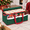 Green-54 - 4“ Ornaments, variant on Christmas Ornament Storbox With Adjustable Dividers Zippered Top Stores Up To 54 Holiday Ornaments (4 Inch) Xmas Ball Decorations