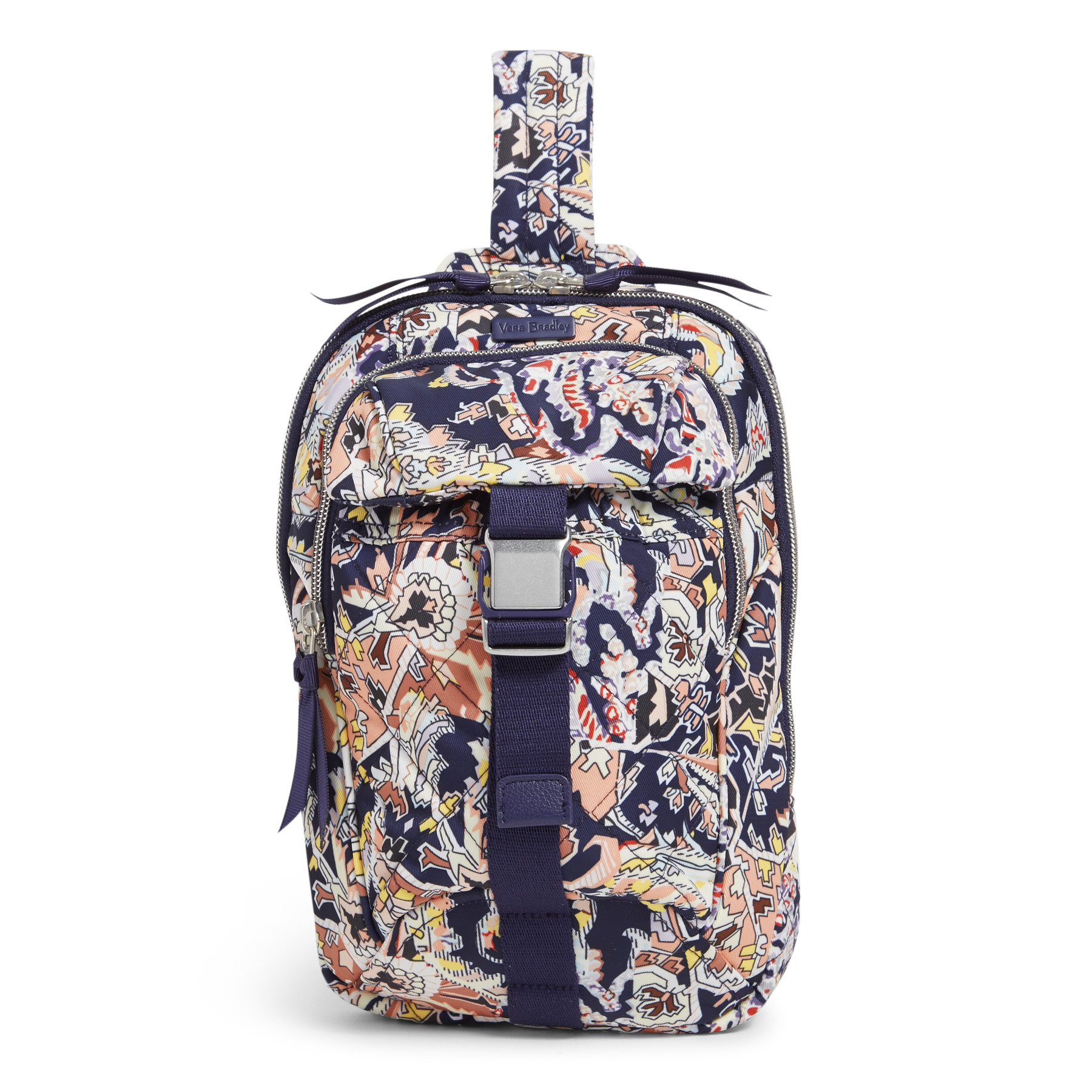 Vera Bradley Tangier Paisley Print Performance Twill Utility Sling Backpack Vera Bradley Performance Twill Small Backpack Tangier  main image 2