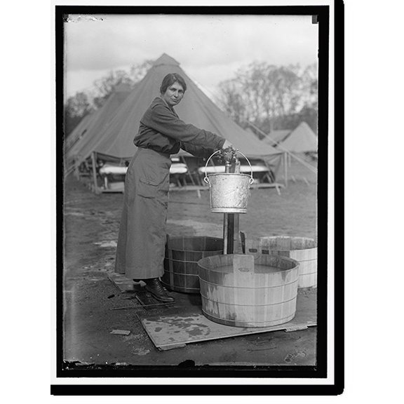 Historic Print, WOMAN'S NATIONAL SERVICE SCHOOL, UNDER WOMAN'S SECTION, NAVY LEAGUE. ACTIVITIES - 2, 16" x 20"