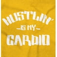 thumbnail image 2 of Hustlin' My Cardio Funny Fitness Hoodie Sweatshirt Women Men Brisco Brands L, 2 of 5