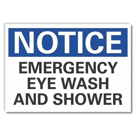 

Lyle Eye Wash-Shower Notice Lbl 7x10in Polyes LCU5-0144-ND_10X7 LCU5-0144-ND_10X7 ZO-G9175245