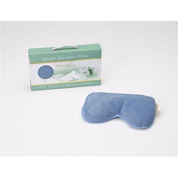 Custom Solutions  DreamTime Breathe Easy Sinus Pillow, Blue Velvet