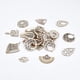 thumbnail image 5 of Kit para hacer aretes colgantes de madera, 48 piezas, 12 estilos, colgantes de filigrana de madera, 50 pares, ganchos para aretes de 2 colores, 100 anillas de salto de 5 mm., 5 of 8