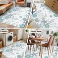 thumbnail image 6 of Rectangle Area Rug 4x6ft,Summer Ocean Shell Starfish Washable Carpet Non-Slip Runner Accent Rugs Indoor Floor Mat for Bedroom Living Room Decor,Teal Gradient Coral, 6 of 9