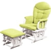 Delta - Glider and Ottoman, White