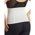 thumbnail image 3 of Waist Trainer for Women Corset Shapewear Tummy Control Body Shaper Front Buckle Breathable Waist Cincher White, 3 of 6