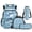 Blue Camo Shark, variant on HUIACONG 4PCS Dark Space Astronaut Elementary Backpack for Boys, 17" School Bag Set with Lunch Box Water Bottle Sleeve for Age 7-12