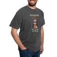 thumbnail image 4 of CafePress - Mini Schnauzer Dad T Shirt - Mens Comfort Colors Shirt, 4 of 5