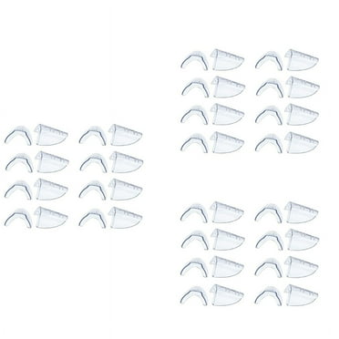 24 Pairs Safety Eye Glasses Side, Clear Side Shield for Safety Glasses- Fits Most Eyeglasses(M-L)
