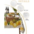 thumbnail image 2 of Summer Lemons Table Cloth 54x108 Inch Rectangle, in Fruit Basket Old Newspaper Waterproof Tablecloth Washable Table Cover for Party Picnic Dinner Decor, 2 of 9