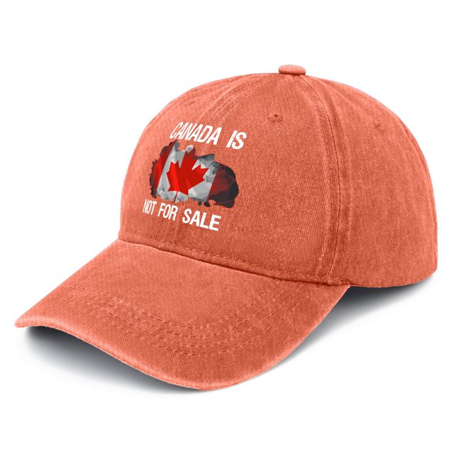 Canada Is Not For Hat Vintage Cotton Washed Baseball Caps Adjustable Dad Hat Crazy Funny Custom