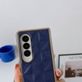 thumbnail image 2 of K-Lion for Samsung Galaxy Z Fold 3 Slim Case, Luxury Plating Frame Stylish Pattern Drop Protection Bumper Shockproof Anti-Scratch Ultra-Thin Case for Samsung Galaxy Z Fold3 7.6 inch,Royalblue, 2 of 5