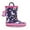 Navy Unicorn, variant on EUXTERPA Toddler Rain Boots for Boys Waterproof Kids Firetruck Rubber Boots with Easy On Handles Toddler Size 9