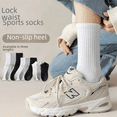 thumbnail image 1 of Calcetines deportivos blancos hasta la mitad de la pantorrilla para estudiantes masculinos y femeninos de otoño e invierno, calcetines largos desodorantes transpirables que absorben el sudor, 1 of 5