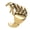 Gold-color, variant on Punk Styles Skull Hand Spine Bone Ear Cuff Alloy Fashion Jewelry For Women And Men Unisex Ear Cartilage Clip