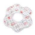 thumbnail image 2 of harmtty Saliva Towel Watermelon Pattern Super Absorbent Soft Baby Petal Bibs for Toddlers,11, 2 of 7