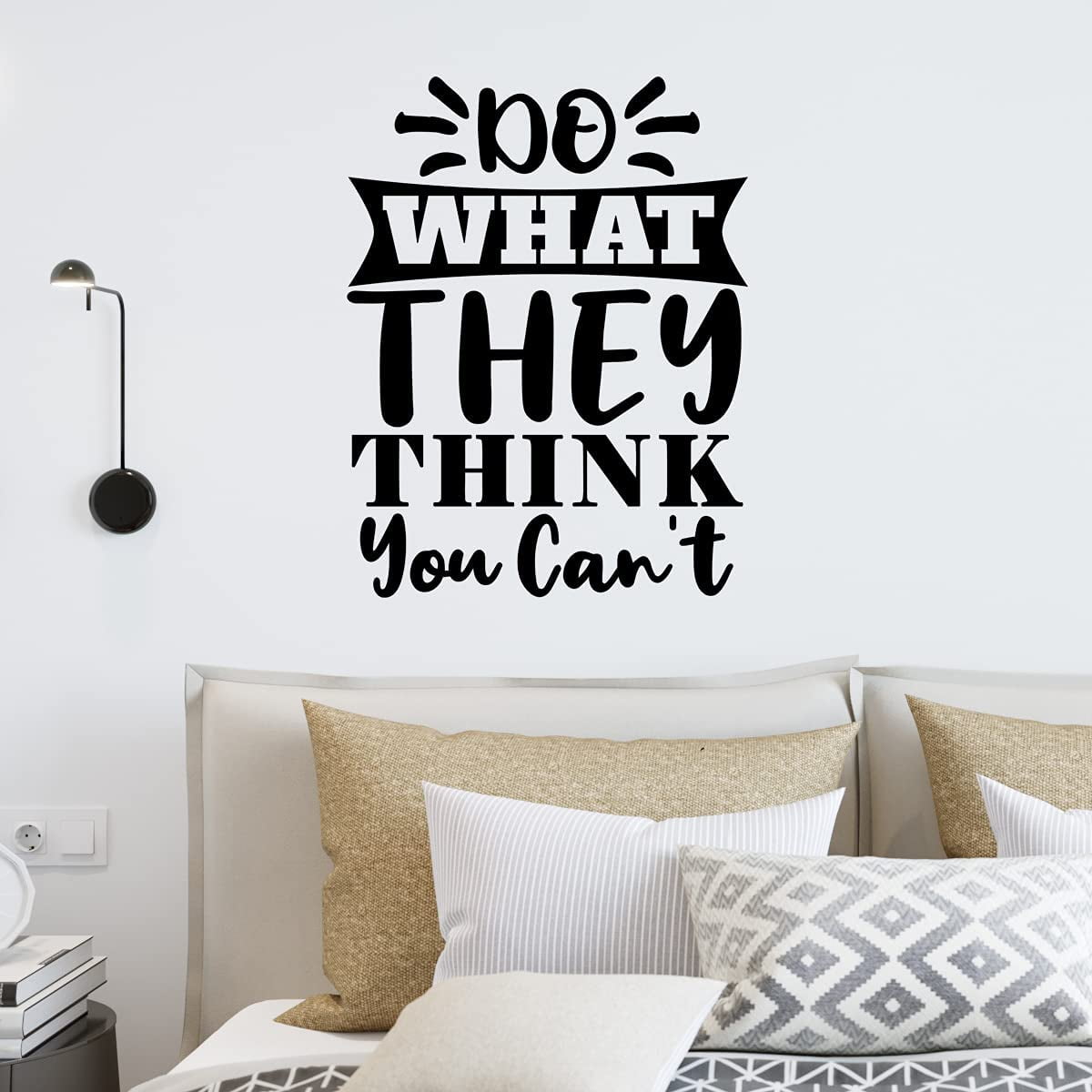 VWAQ Do What They Think You Can't Wall Decal Motivational Wall Decor ...