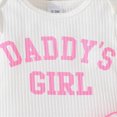 thumbnail image 4 of TOWED22 Newborn Baby Girl Clothes 3pcs Infant Rib Frill Long Sleeve Romper Flared Pants Headband Set Fall Winter Outfits,0-3 M, 4 of 7