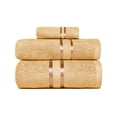 thumbnail image 3 of Dewall Maisons Beige 8-Piece Cotton Towel Set - Soft, Durable, & Highly Absorbent - Includes 2 Bath Towels, 2 Hand Towels, 4 Washcloths - Ideal For Modern Bathrooms – For Body, Face & Hands, 3 of 14