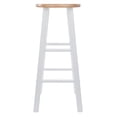 thumbnail image 3 of Winsome Wood Element 2-Pc Bar Stool Set, 29", Natural & White Finish, 3 of 7