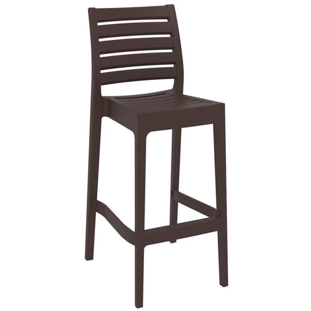 Compamia Ares Tabouret de Bar d'Extérieur de 29,5 Pieds - Ensemble de 1, Brun