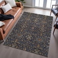 thumbnail image 6 of Addison Rugs Mayfield Premium Machine Washable Transitional Global Navy Rectangle Rug, 9' x 12', 6 of 6