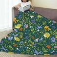 thumbnail image 6 of Vsdgher Forest Flora And Fauna Ultra-Soft Micro flannel Blanket Throw Blankets for Couch Sofa, Bed (4 sizes)-80"x60", 6 of 7