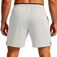 thumbnail image 4 of Mens Workout Shorts with Zip Pocket Lightweight Gym Running Shorts Relaxed Fit Summer Beach Shorts, 4 of 4