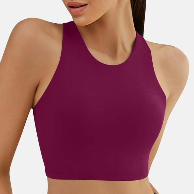 Warop Bikini Top for Women, Solid Color Backless, for Beach and Pool Vacation