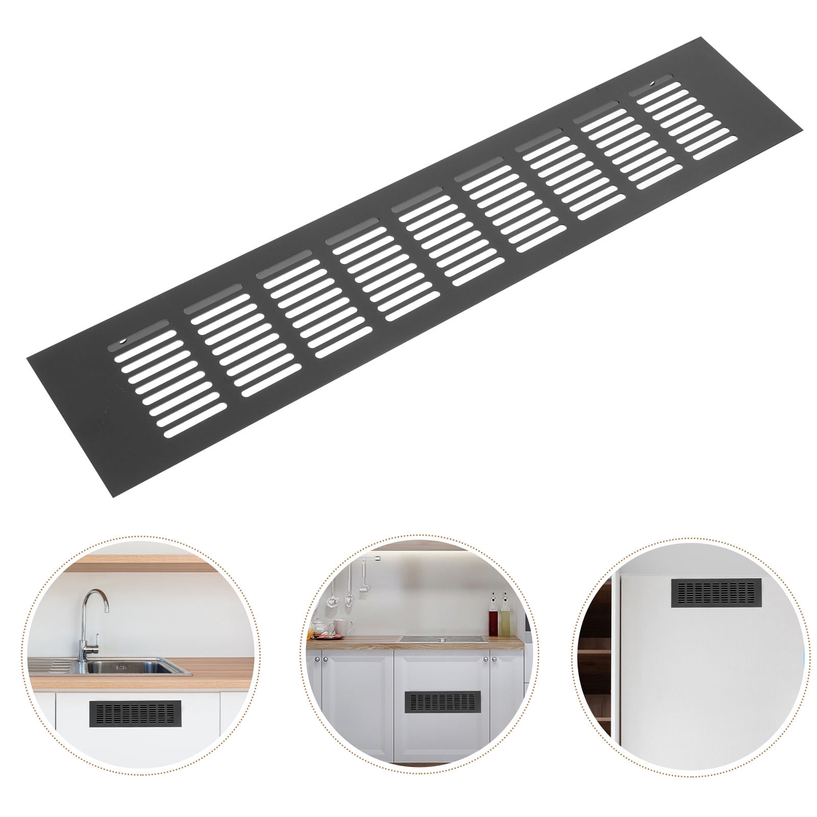 KAJNBN Worgeous 5pcs Ventilation Grille for Cabinet Air Vent Cover Ideal for Wardrobe and Cabinets